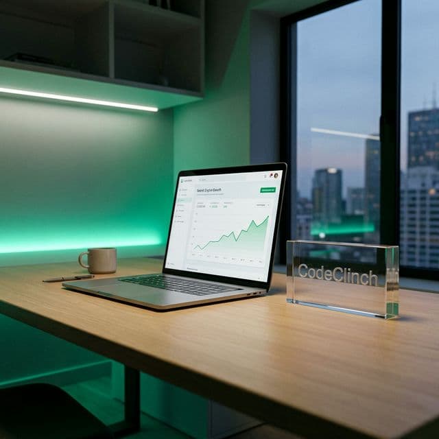 CodeClinch Studio - SEO Optimization capabilities showing premium setup